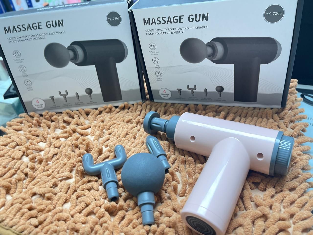 salud y belleza - Pistola masajeador recargable 