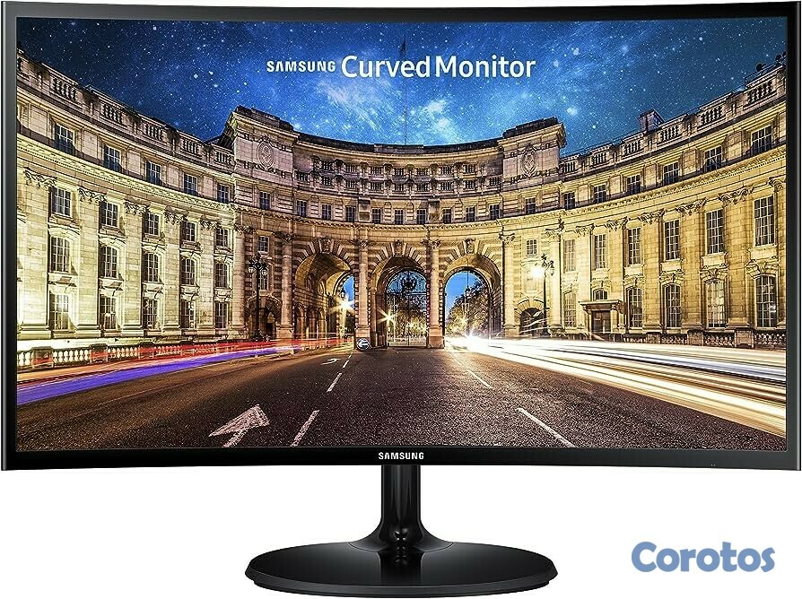 computadoras y laptops - MONITOR SAMSUNG CURVO 24" FHD (1,920 X 1,080),  LED MODELO NUEVO