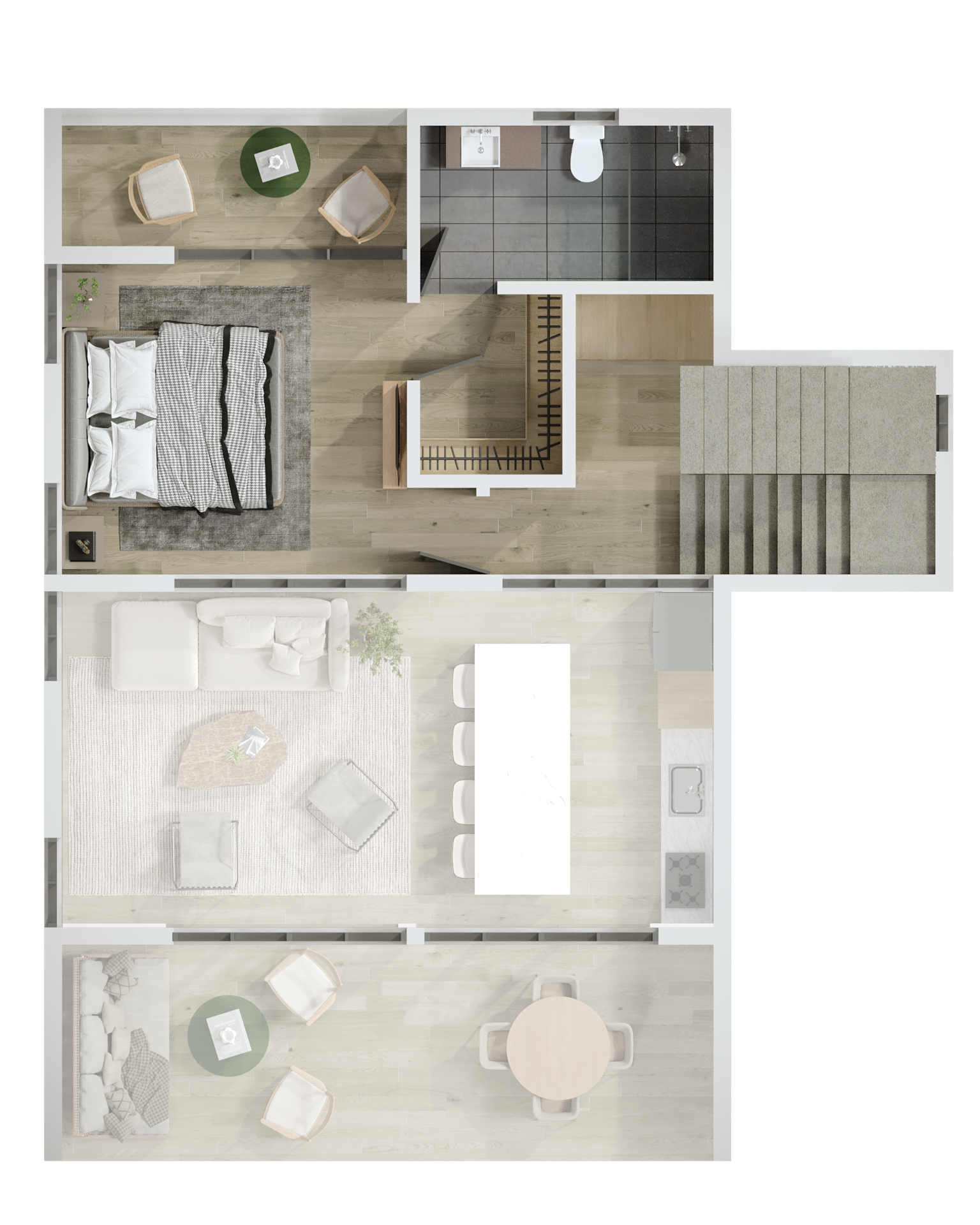 casas vacacionales y villas - Bungalow ecológico 2HAB – Santuario del Corozo 2