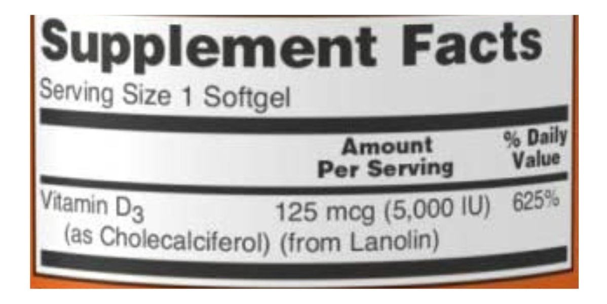 Salud y Equipamiento Médico - Vitamina D3 5000 Iu Now Foods 1
