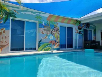 casas vacacionales y villas - Encanto de villa a pocos minutos de la playa caminando lugar super tranquilo. 5