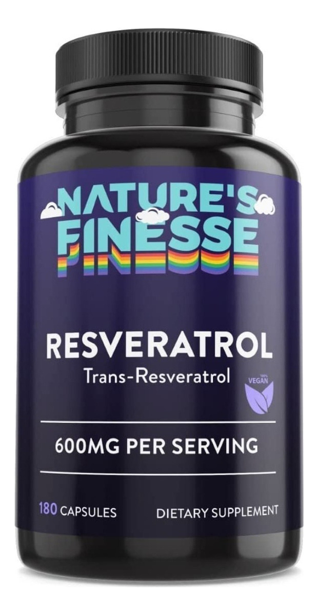 Salud y Equipamiento Médico - Resveratrol 600mg 180 Cápsulas - U - Unidad A $1272 0