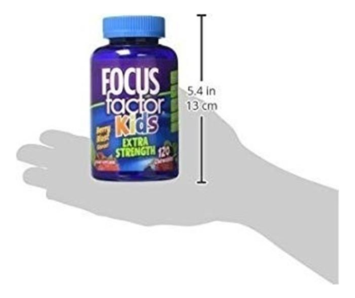 Salud y Equipamiento Médico - Focus Factor Kids Super Fuerte Vitaminas Para La Memoria 120 5