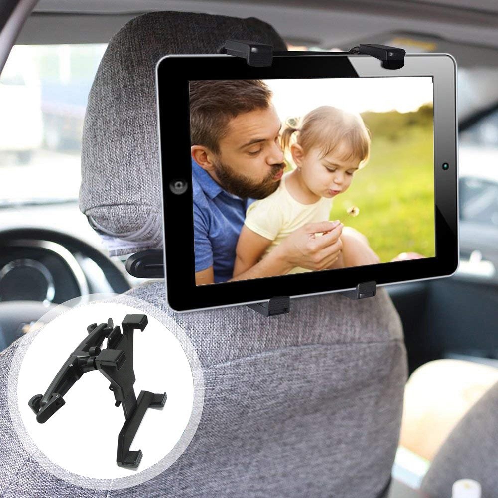 accesorios para electronica - Sujetador de tablet para asiento de carro, soporte de tablet 6