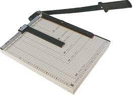 computadoras y laptops - CIZALLA, GUILLOTINA 12X15 PARA PAPEL CON BASE DE METAL 12x15 2