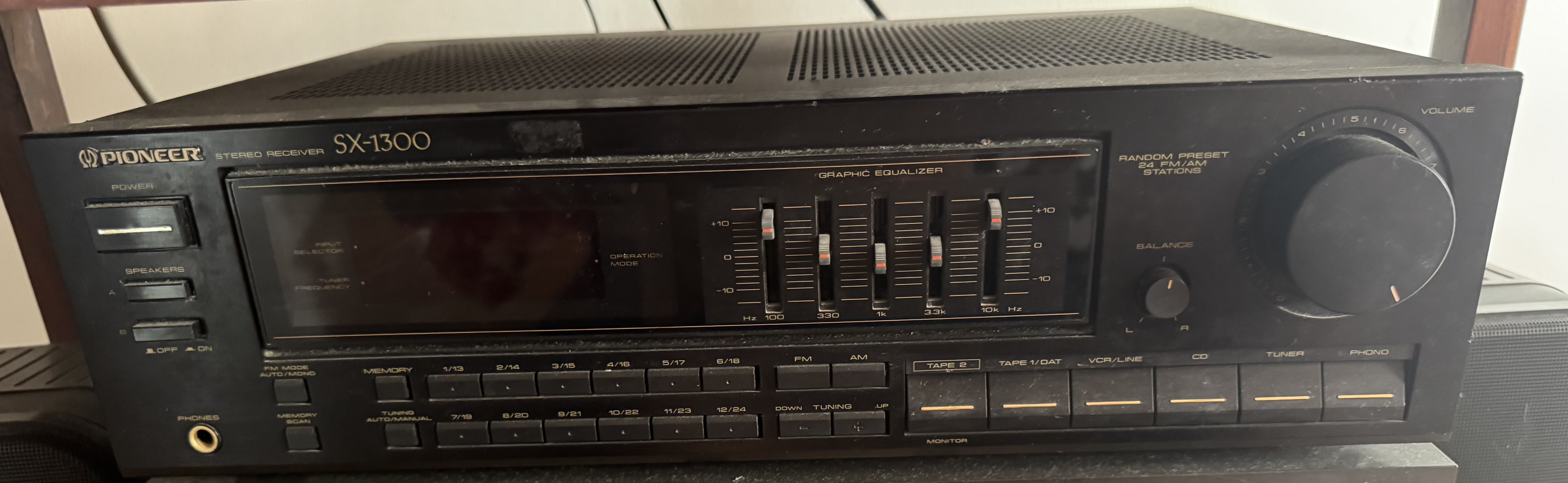 camaras y audio - Receptor Estéreo Pioneer SX-1300 Vintage  0