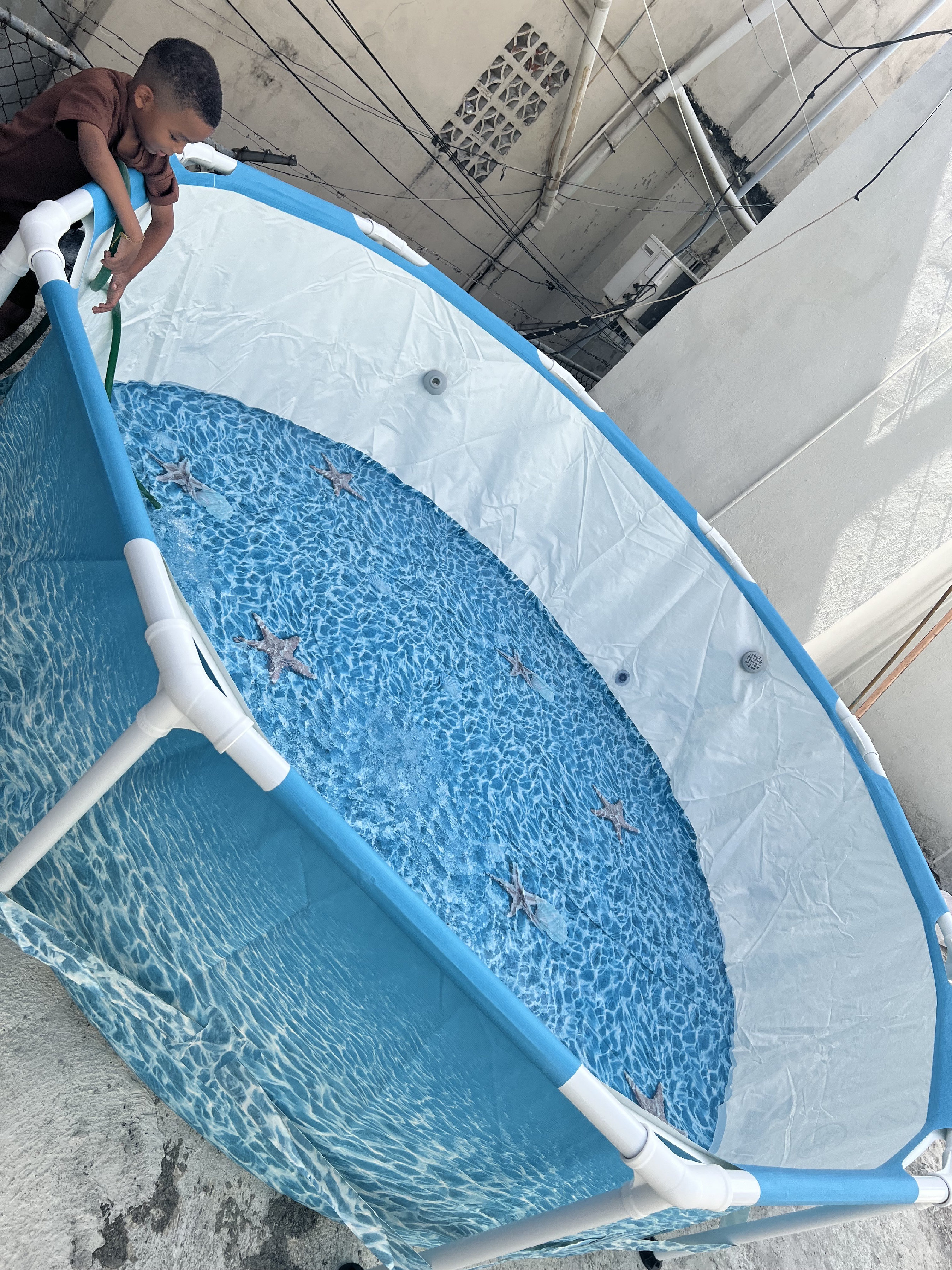 herramientas, jardines y exterior - piscina 10x30 trae su filtro esta nueva  0