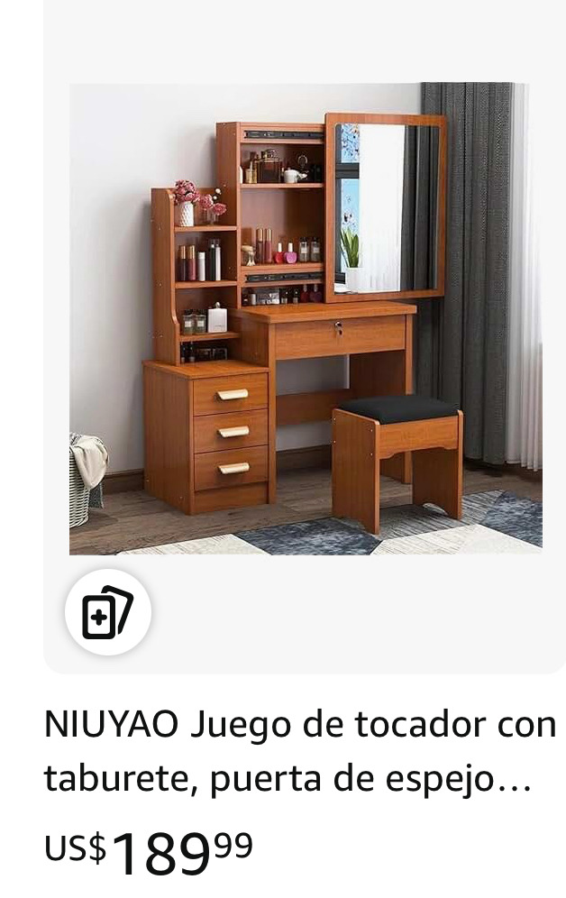 decoración y accesorios - gavetero tipo coqueta  1