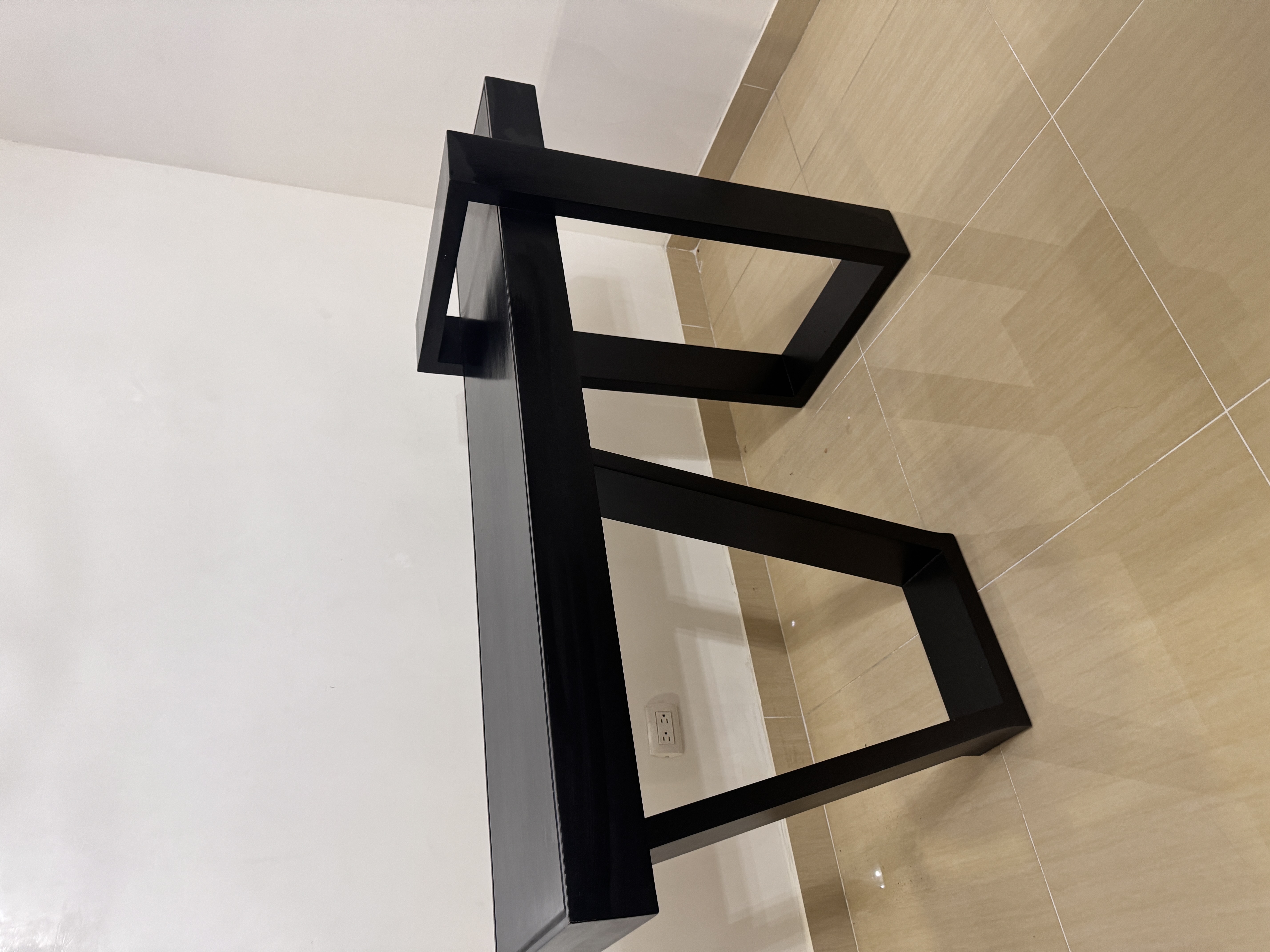 muebles y colchones - Repisa madera negra estilo japonés top! 9/10