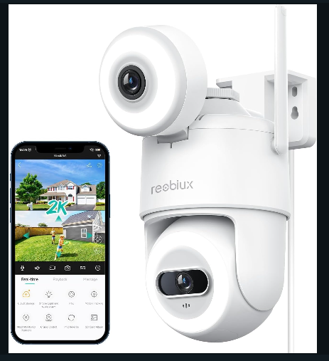 camaras y audio - 📹 Cámara de Seguridad Inalámbrica Doble Lente 0