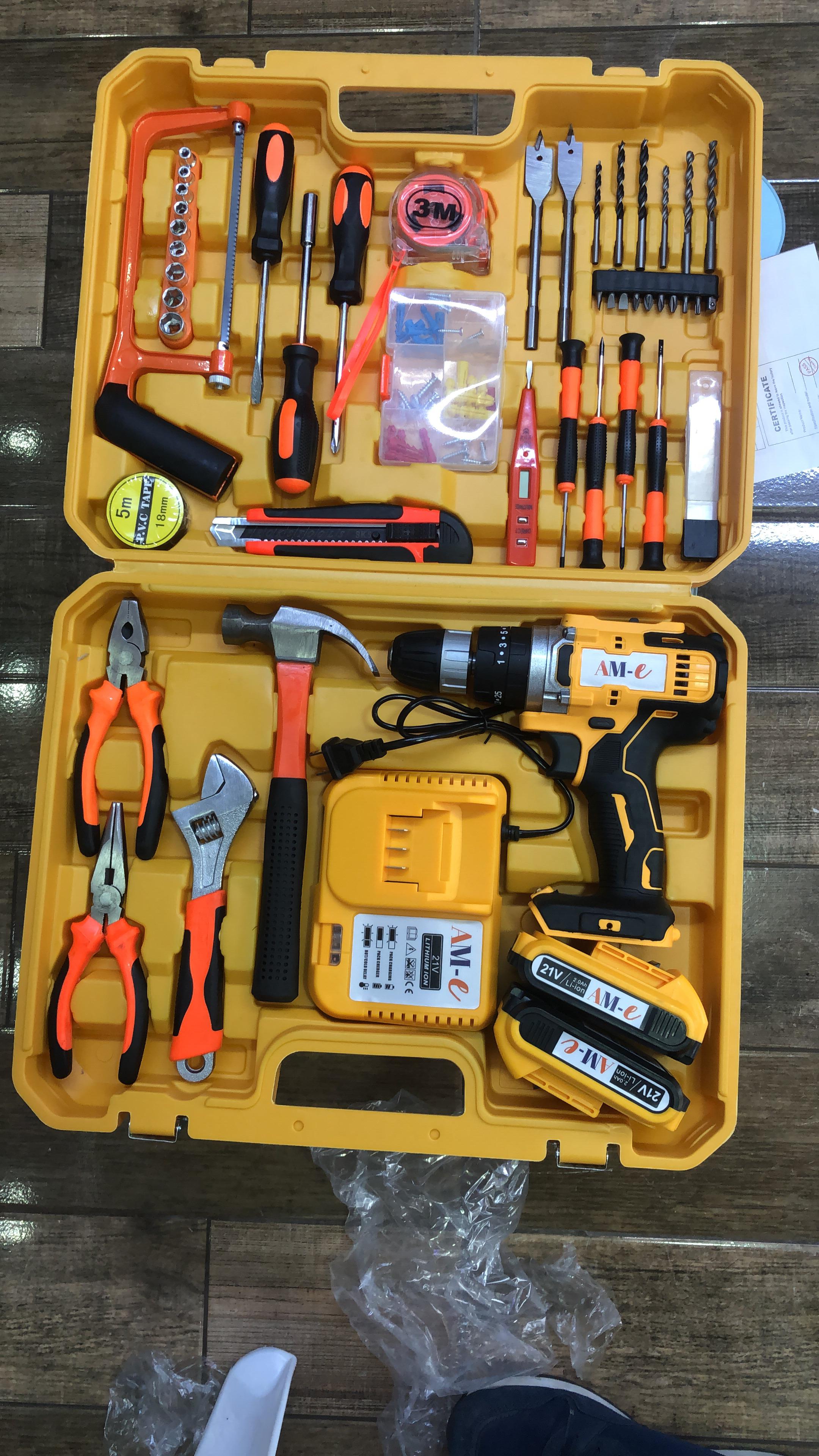 herramientas, jardines y exterior - kit de herramientas con taladro 0