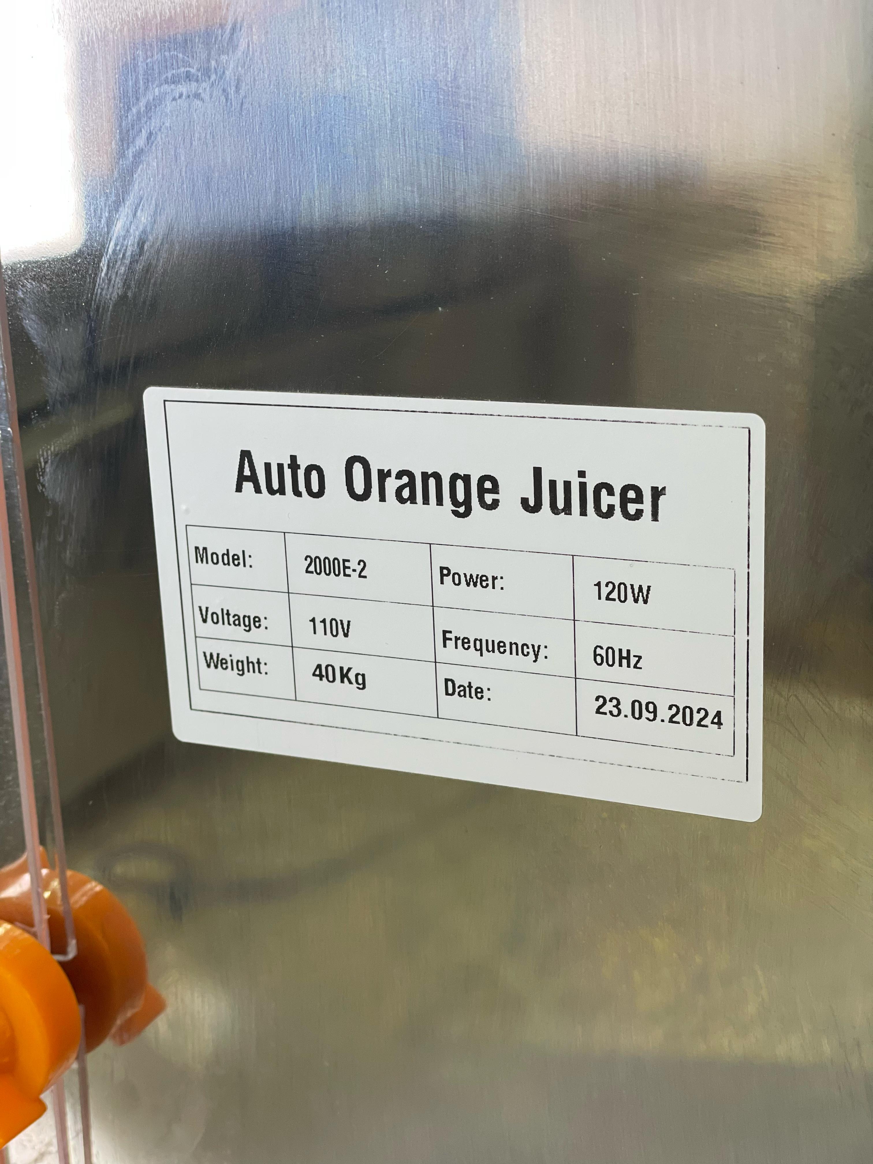 equipos profesionales - Extractor de automatico de jugo de naranja  6