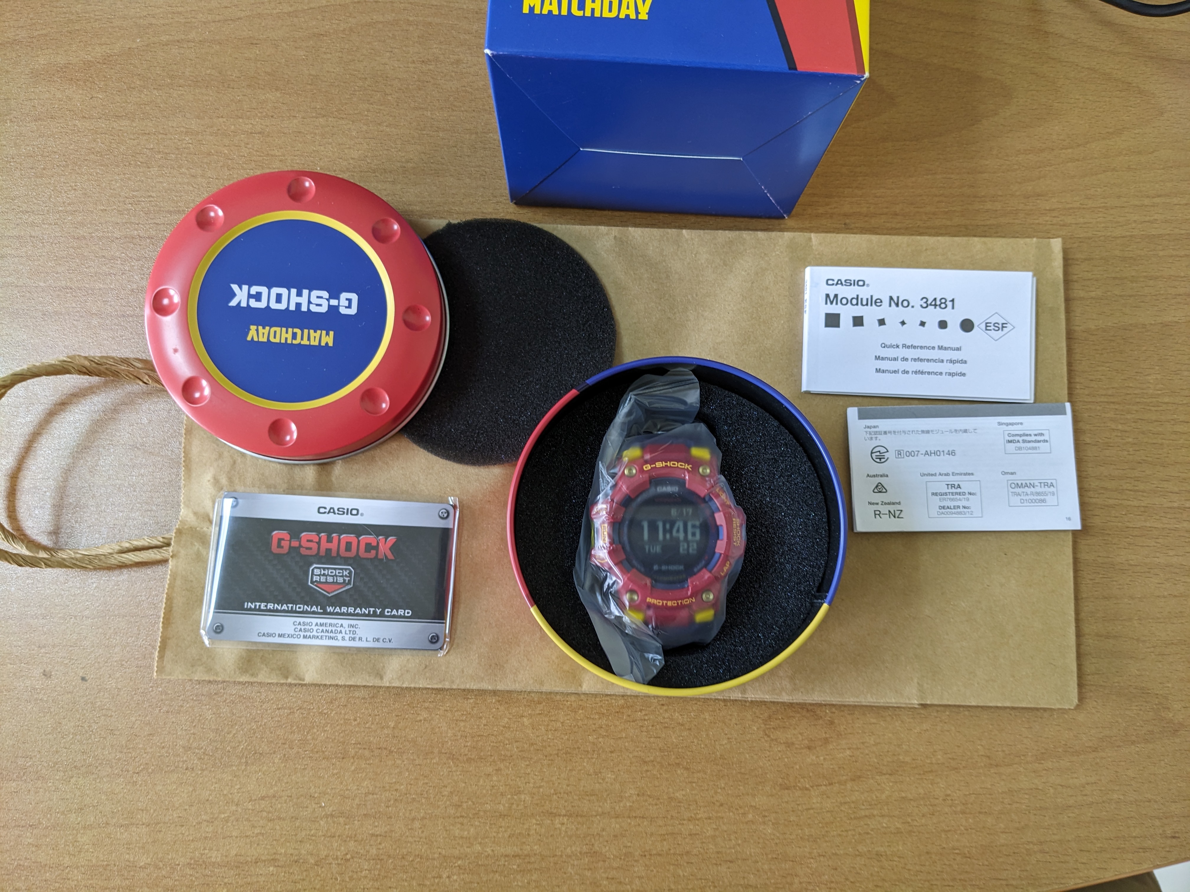 joyas, relojes y accesorios - Casio G-Shock x FC Barcelona NUEVO SELLADO 100% GENUINO 2