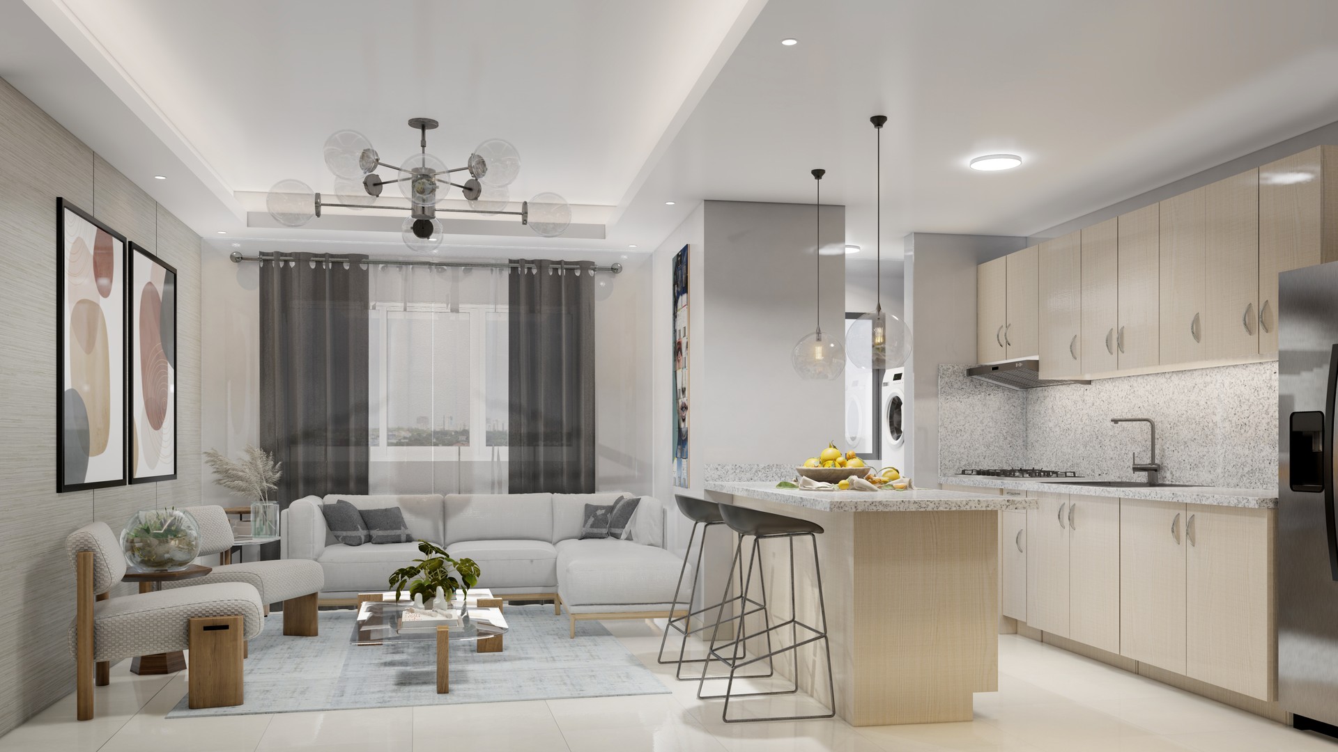 apartamentos - Hermoso y moderno proyecto de apartamentos de 7 niveles. Ultimo nivel Pent House 4