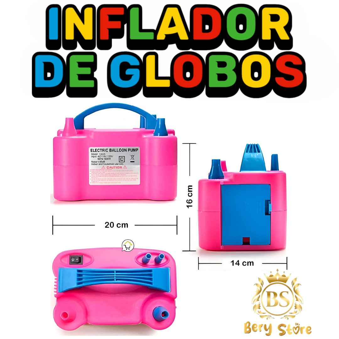 accesorios - 🛑 INFLADOR ELÉCTRICO DE GLOBOS - VEJIGAS. - TOTALMENTE NUEVA. BOMBITA ELÉCTRICA 7