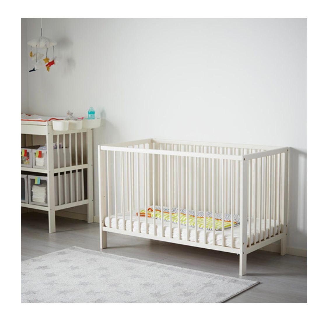muebles - Cuna para bebé con su colchón  1