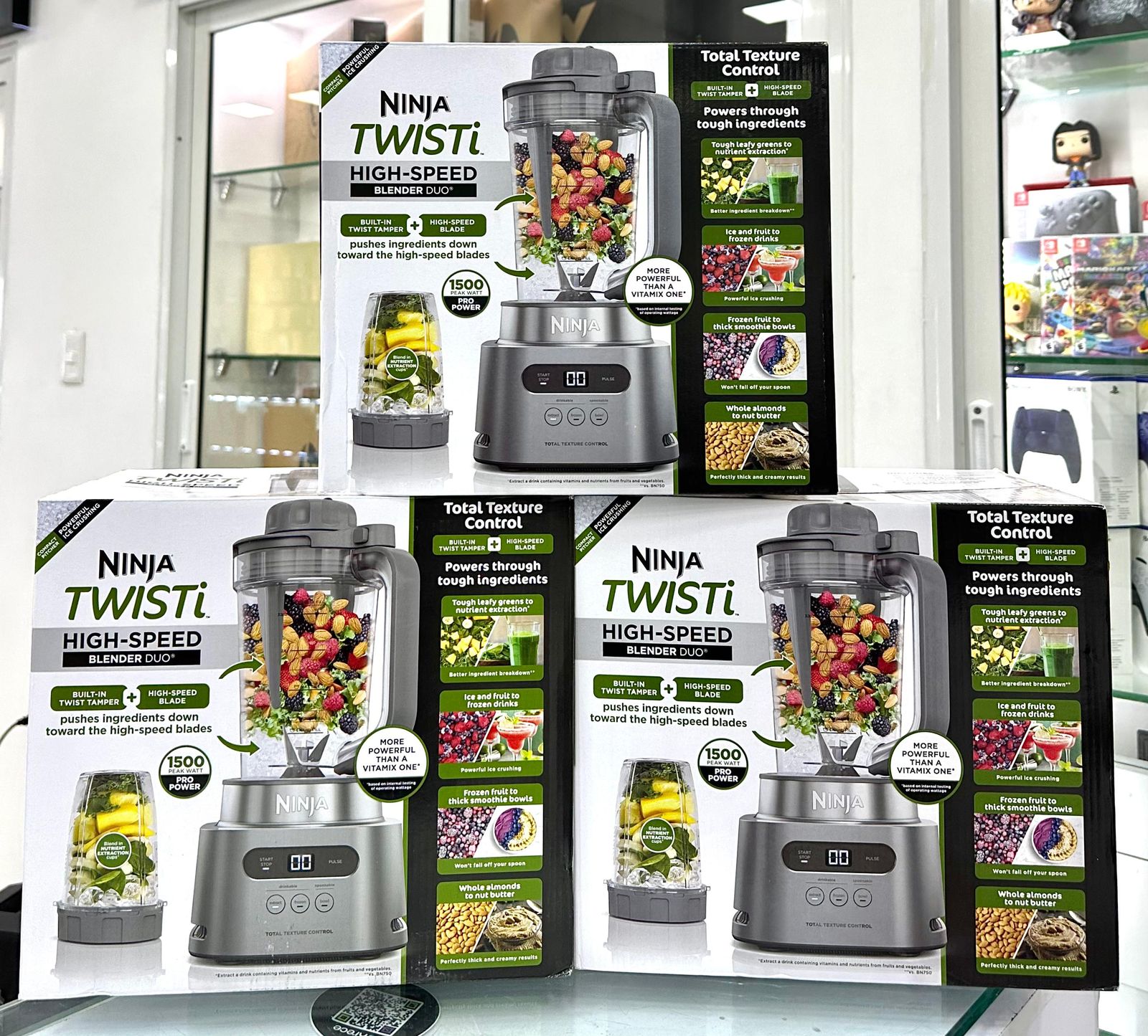 electrodomesticos - Licuadora ninja 2 vasos 1500 watts 