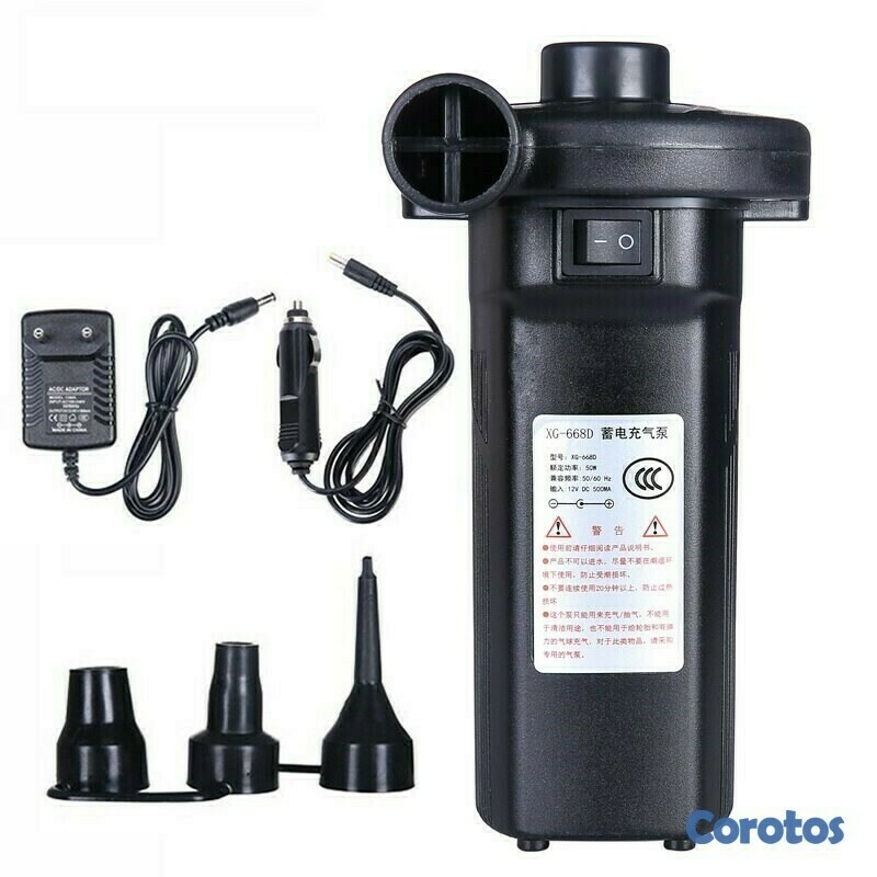 otros electronicos - Bomba de aire electrica recargable 3