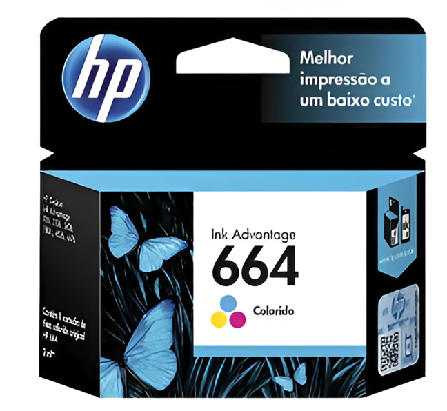 impresoras y scanners - Cartuchos De Tinta 664 Hp Color Y Negro 1