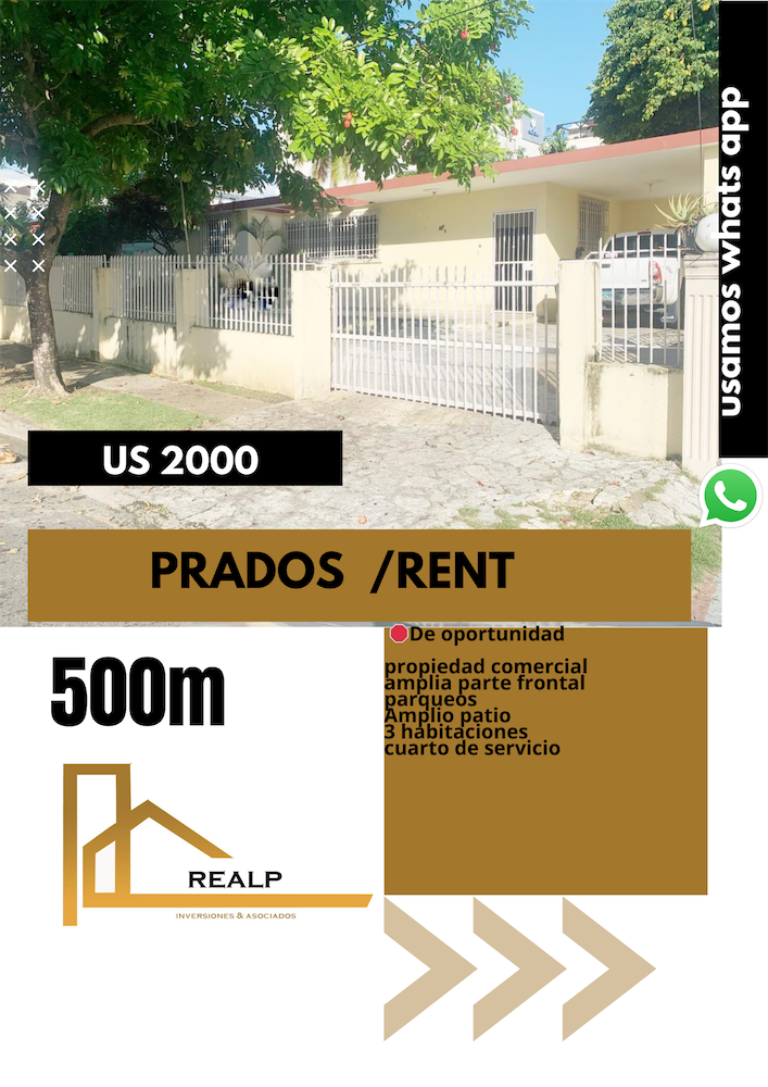 casas - Propiedad Comercial prados  0
