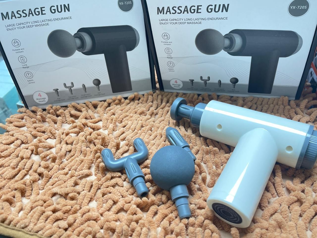 salud y belleza - Pistola masajeador recargable  1