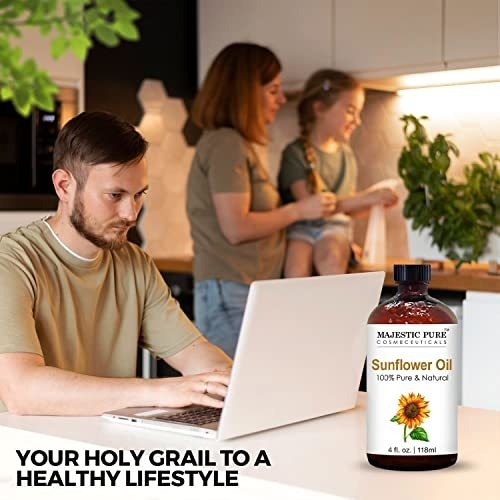 Salud y Equipamiento Médico - Aceite De Girasol Puro Y Natural  Majestic Pure 3