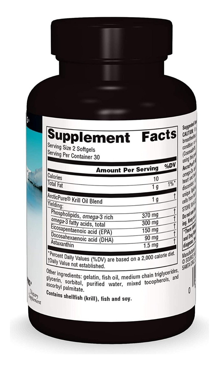 Salud y Equipamiento Médico - Aceite Krill 500mg Source Natu - U - Unidad A $3998 1