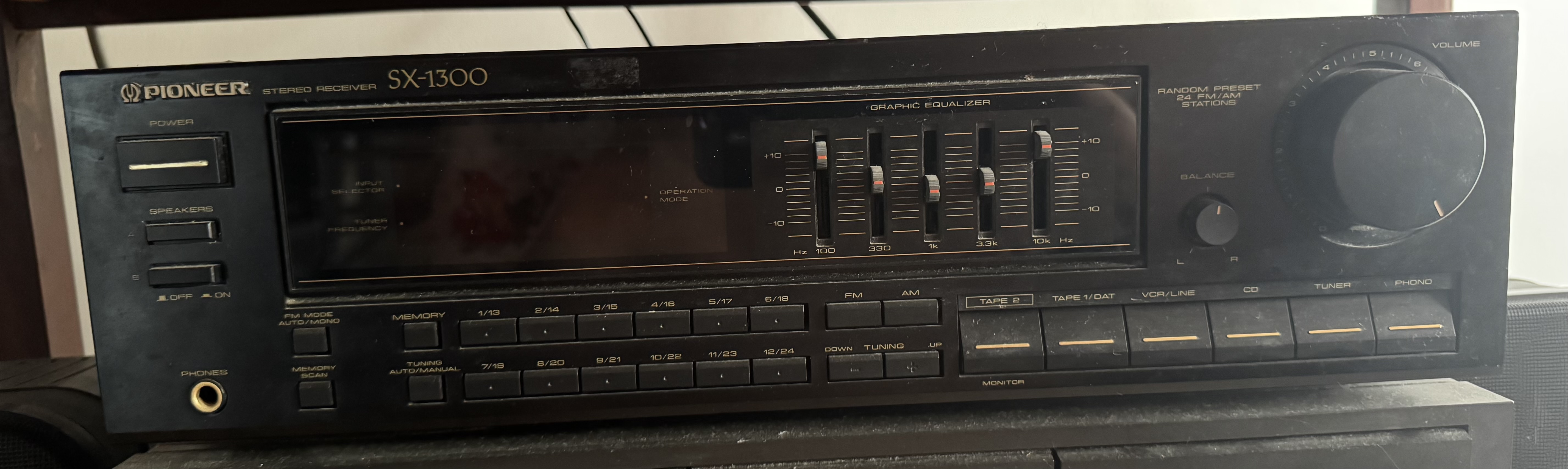 camaras y audio - Receptor Estéreo Pioneer SX-1300 Vintage  1