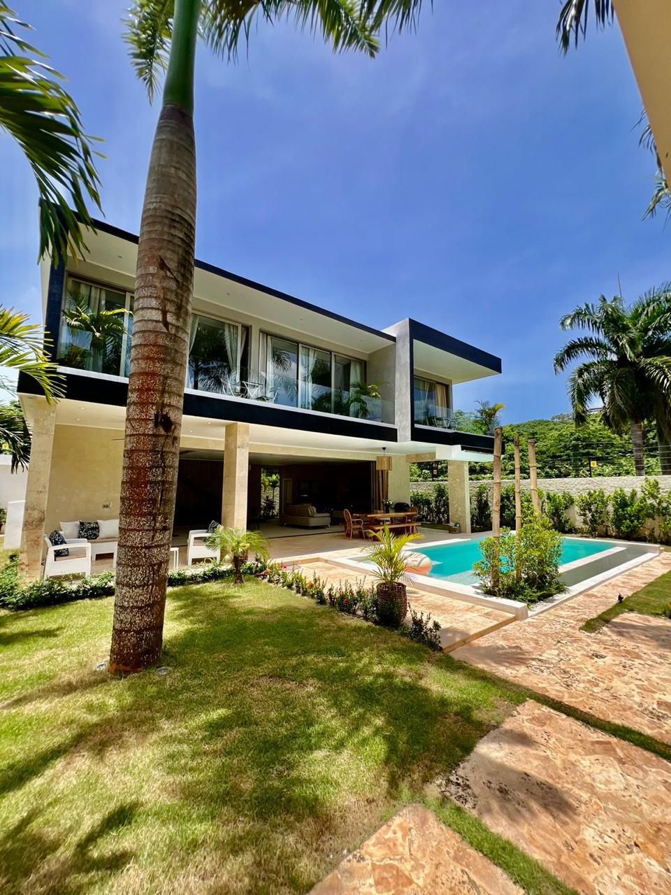 casas vacacionales y villas - Vendo Villa de sueño amueblada 3 hab con baño dos 