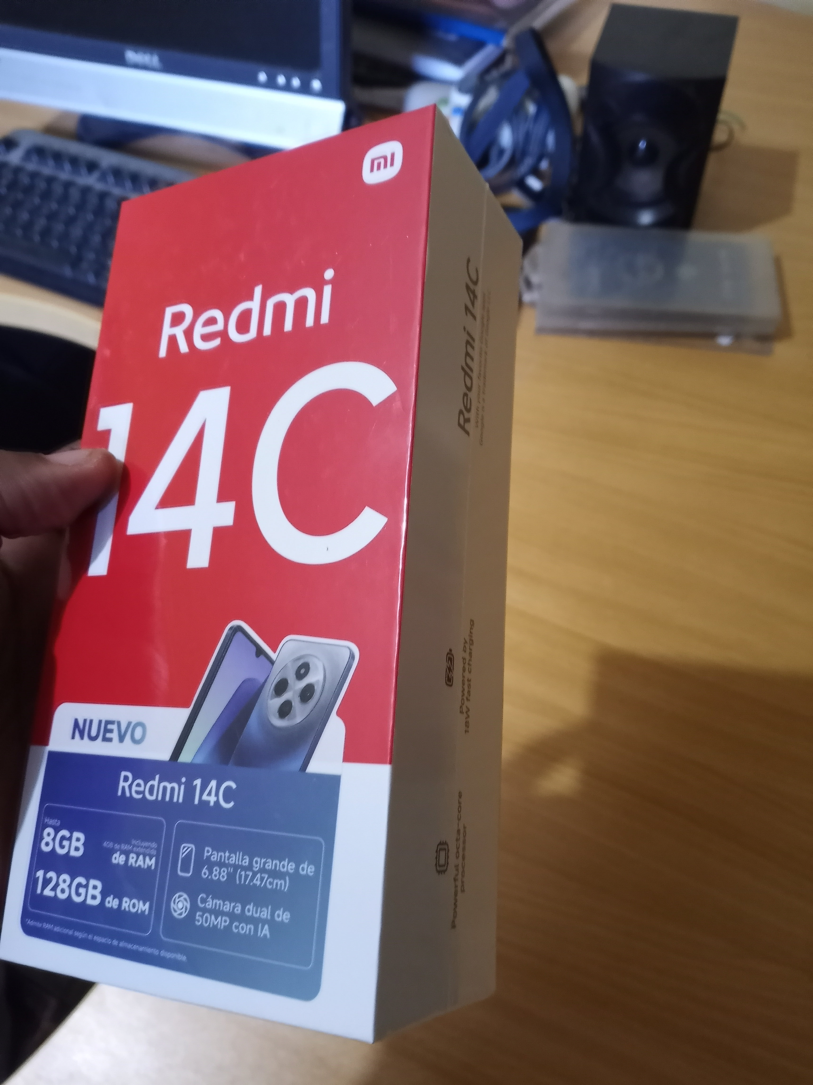 celulares y tabletas - Xioami Redmi 14c 128gb, 8gb de Ram azul nuevo con su caja  4