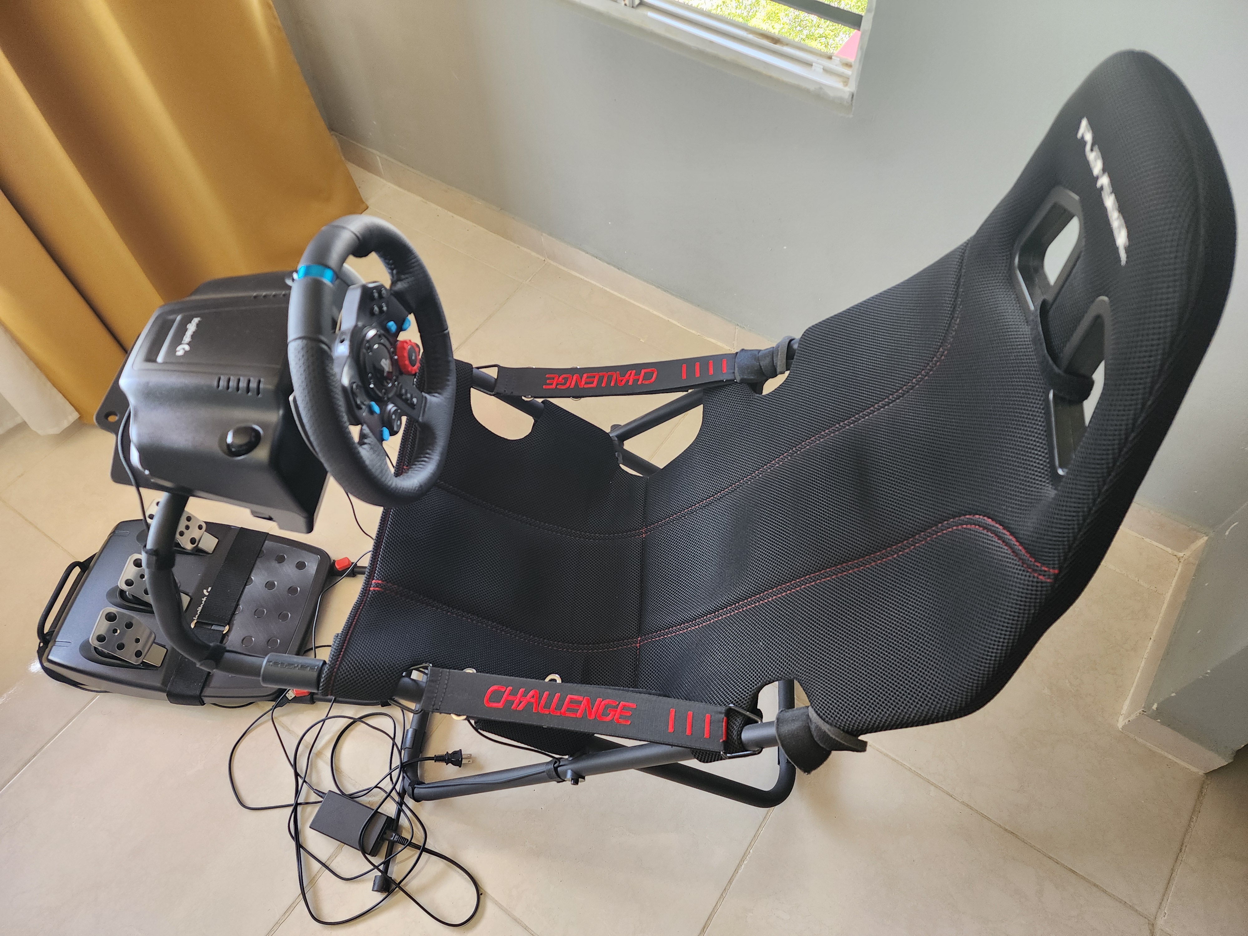 consolas y videojuegos - Volante para Play Station y playseat  1