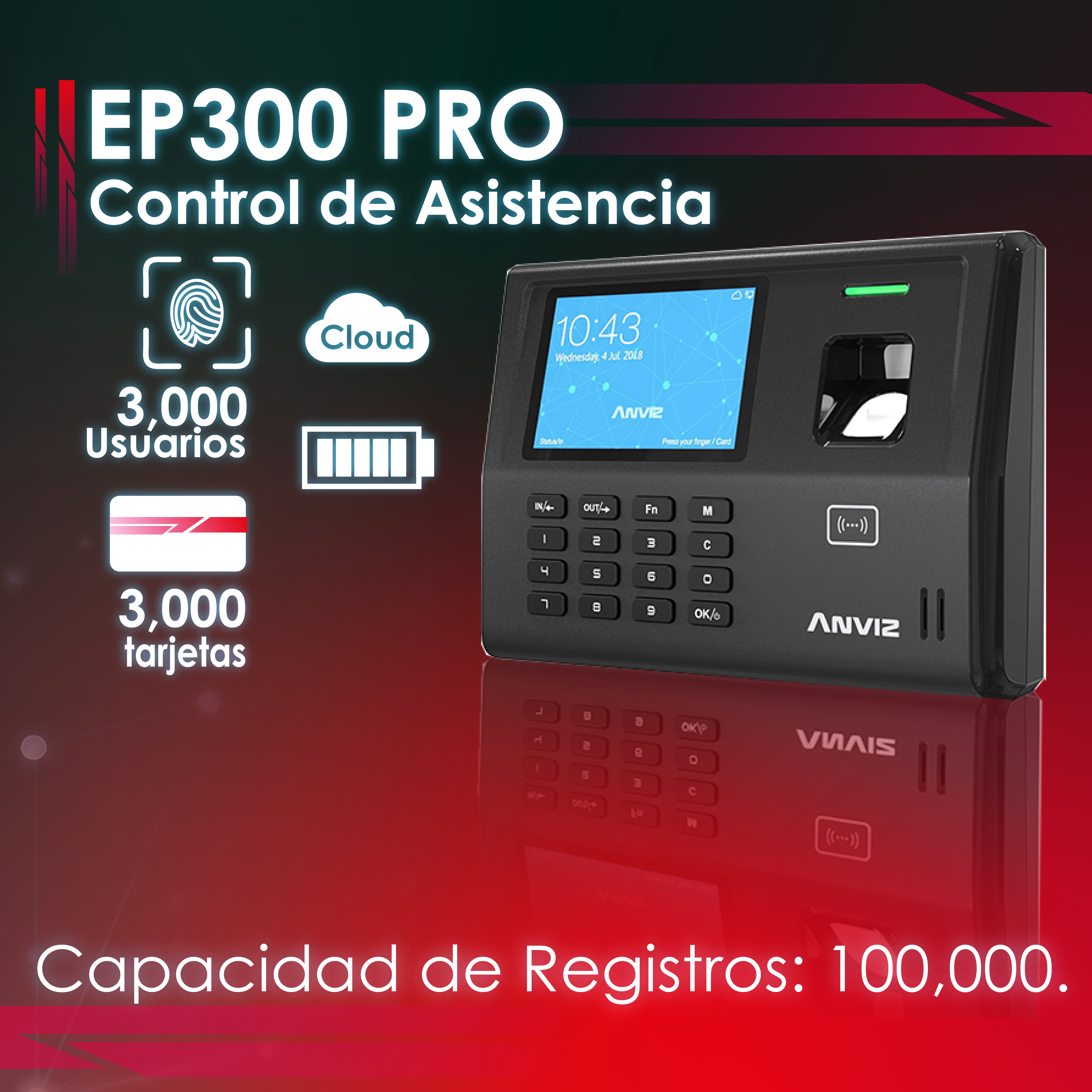 equipos profesionales - Controles de acceso y asistencia en RD 9