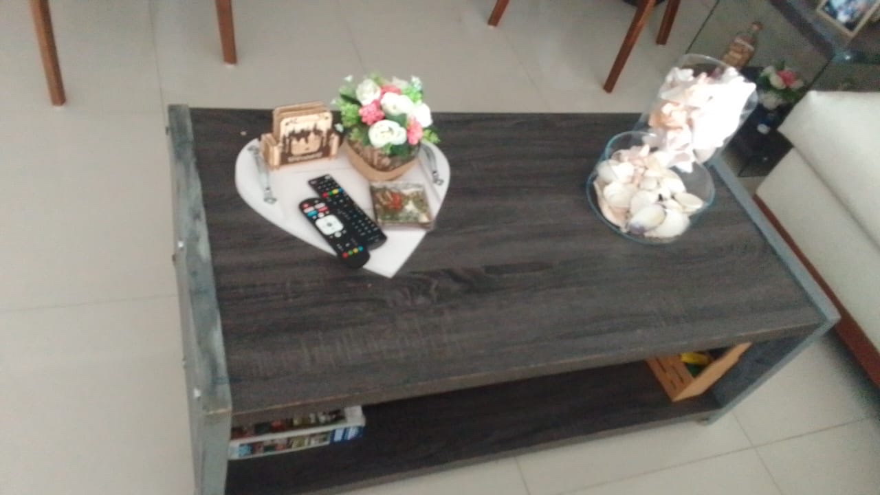 muebles y colchones - mesa de centro rectangular para sala moderna