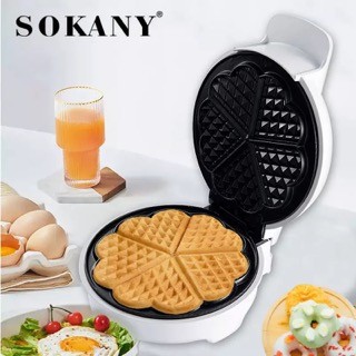 electrodomesticos - Waffle Maker Forma de corazón Waffle Sandwich Maker wafflera waflera 0