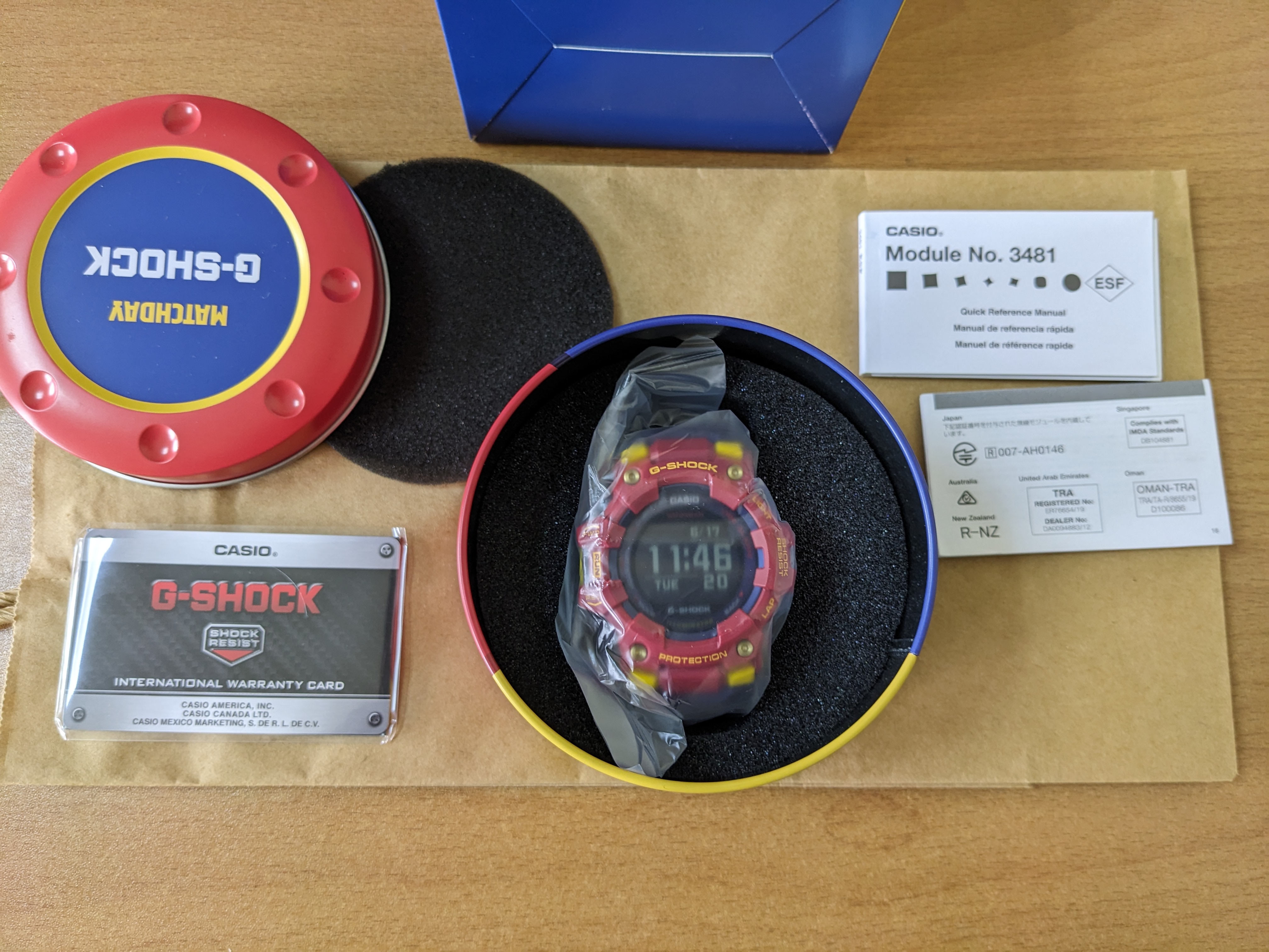 joyas, relojes y accesorios - Casio G-Shock x FC Barcelona NUEVO SELLADO 100% GENUINO 3