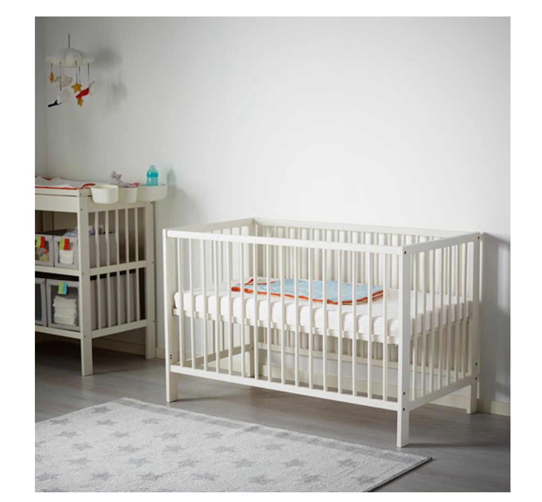 muebles - Cuna para bebé con su colchón  2