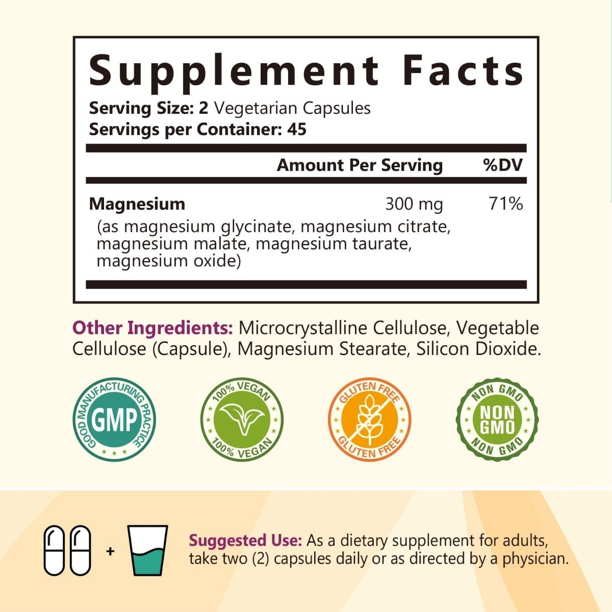Salud y Equipamiento Médico - Complejo De Magnesio 300mg Natu - - Unidad A $2567 1