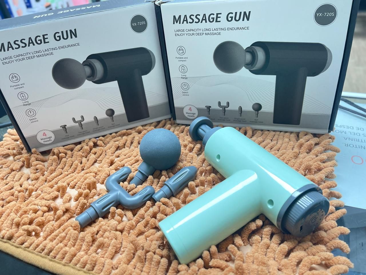 salud y belleza - Pistola masajeador recargable  2