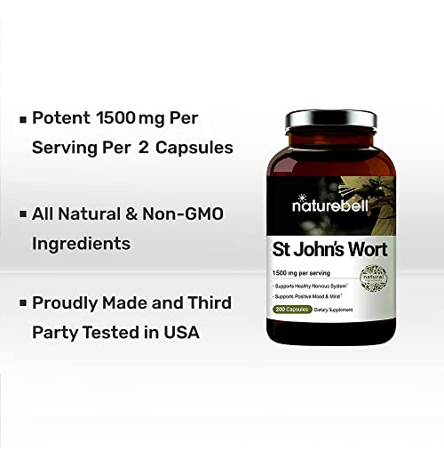 Salud y Equipamiento Médico - Suplemento De Hierba De San Juan, 1500 Mg Por Porcion 3