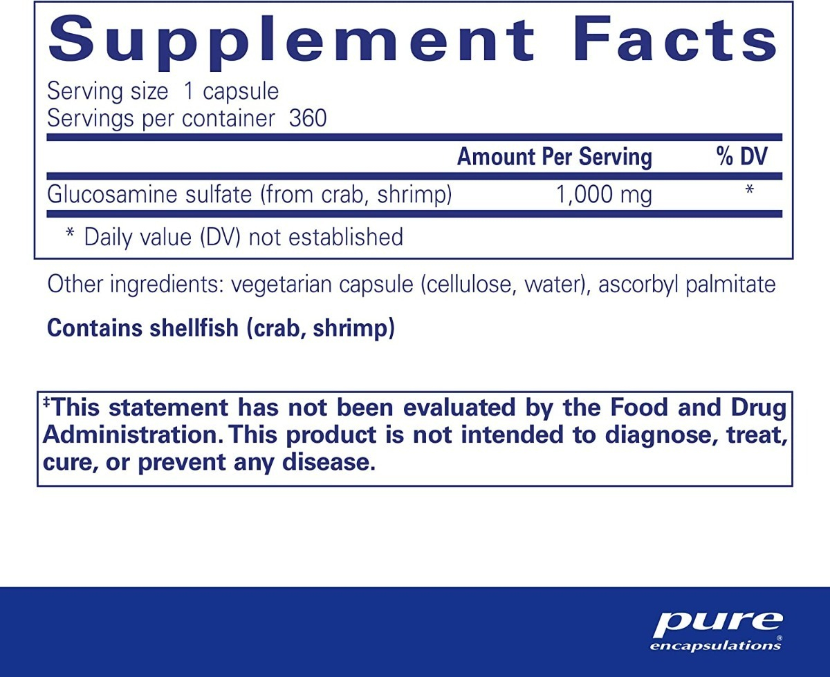Salud y Equipamiento Médico - Glucosamina 1000 Mg Pure Encaps - - Unidad A $4191 1