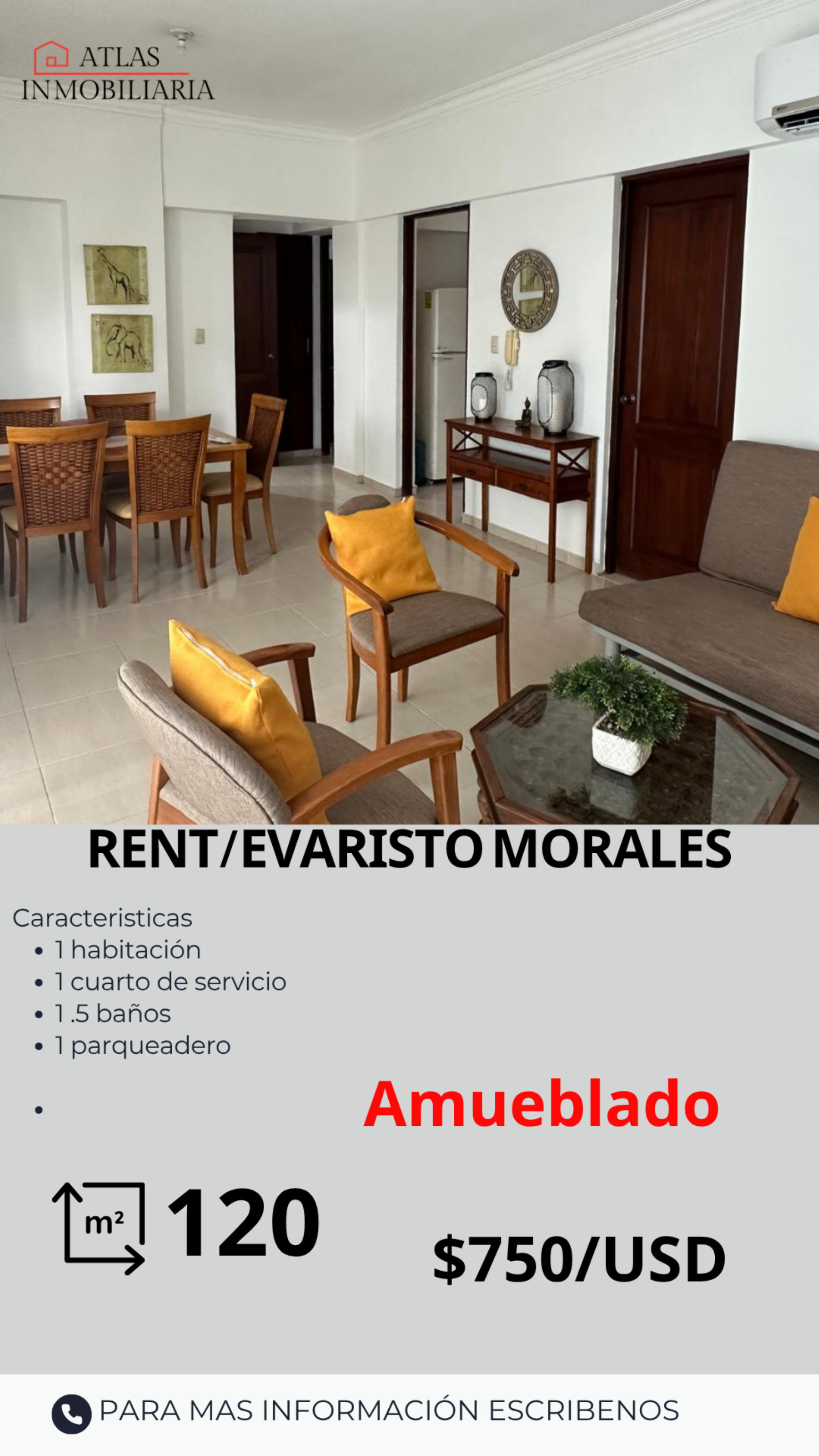 apartamentos - apartamento en alquiler - Evaristo Morales