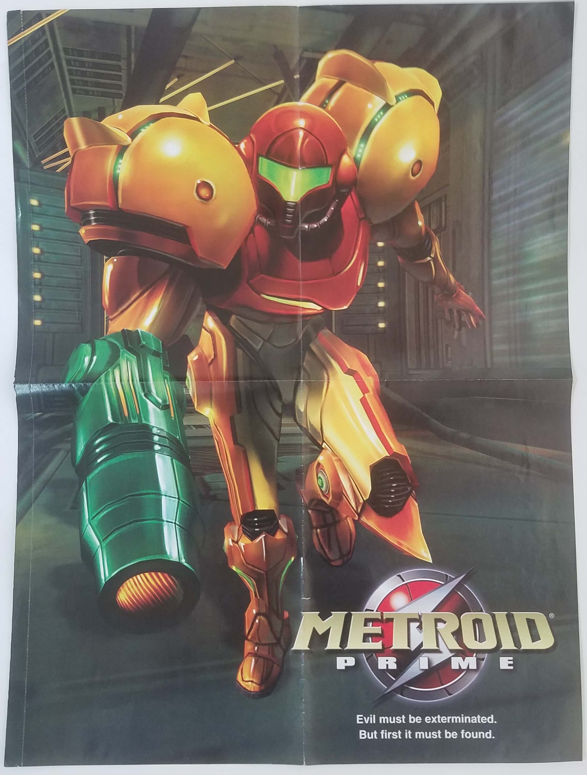 libros y revistas - Póster oficial de Metroid Prime [Como nuevo] 0