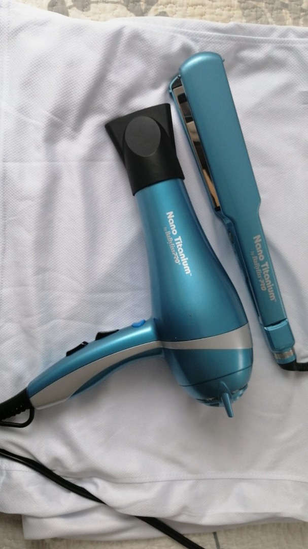 electrodomesticos - Secador de pelo y plancha Babyliss Pro Titanium (Blowair - Iron) 2