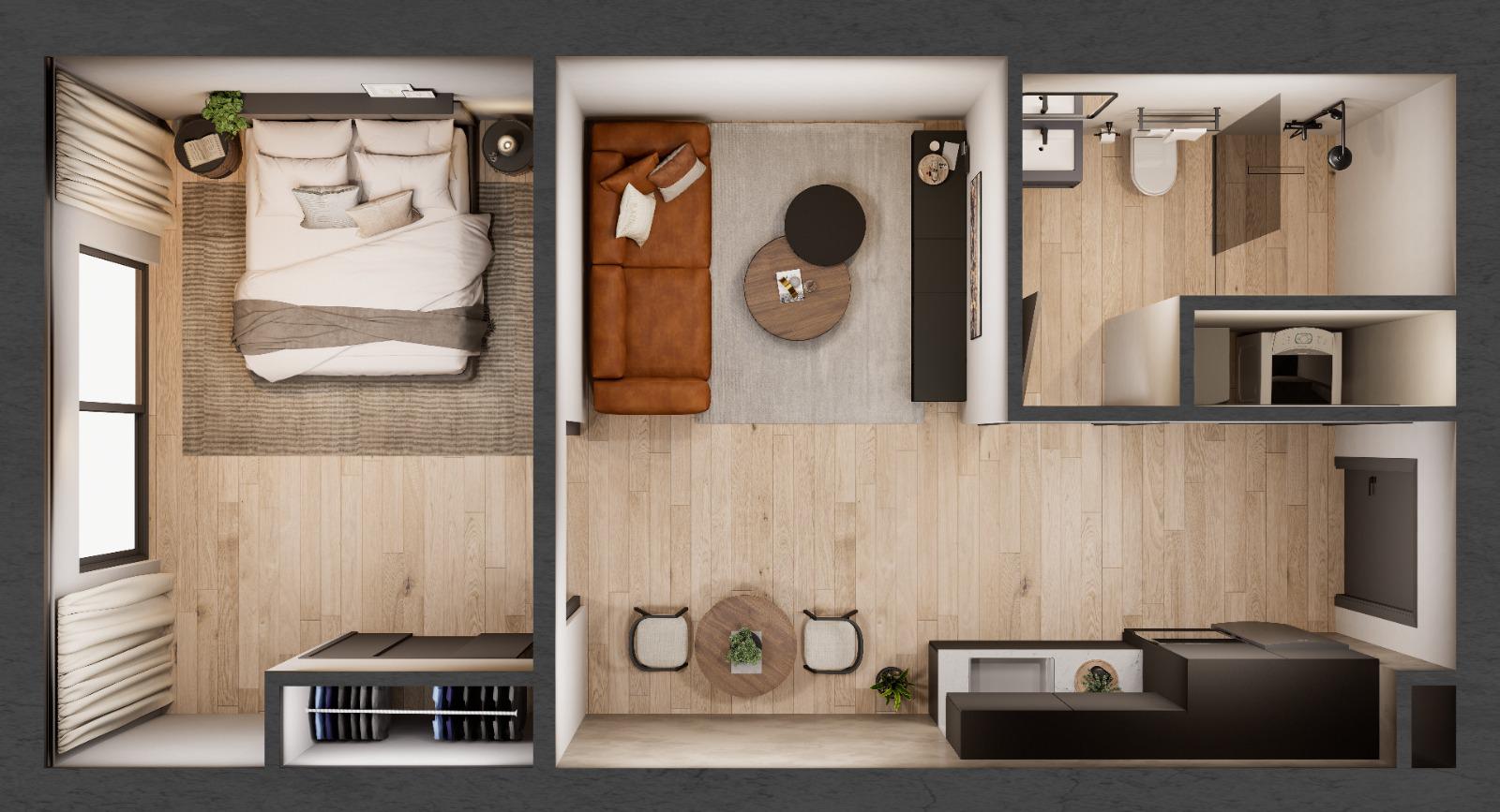 apartamentos - Proyecto de apartamentos frente a Bellas Artes, Santo Domingo. 6