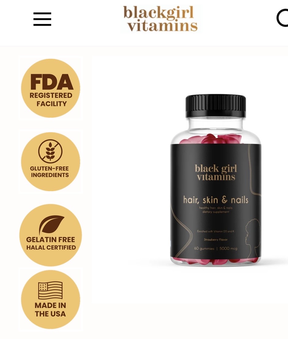 salud y belleza - Black Girl Vitamins – Hair, Skin & Nails 1