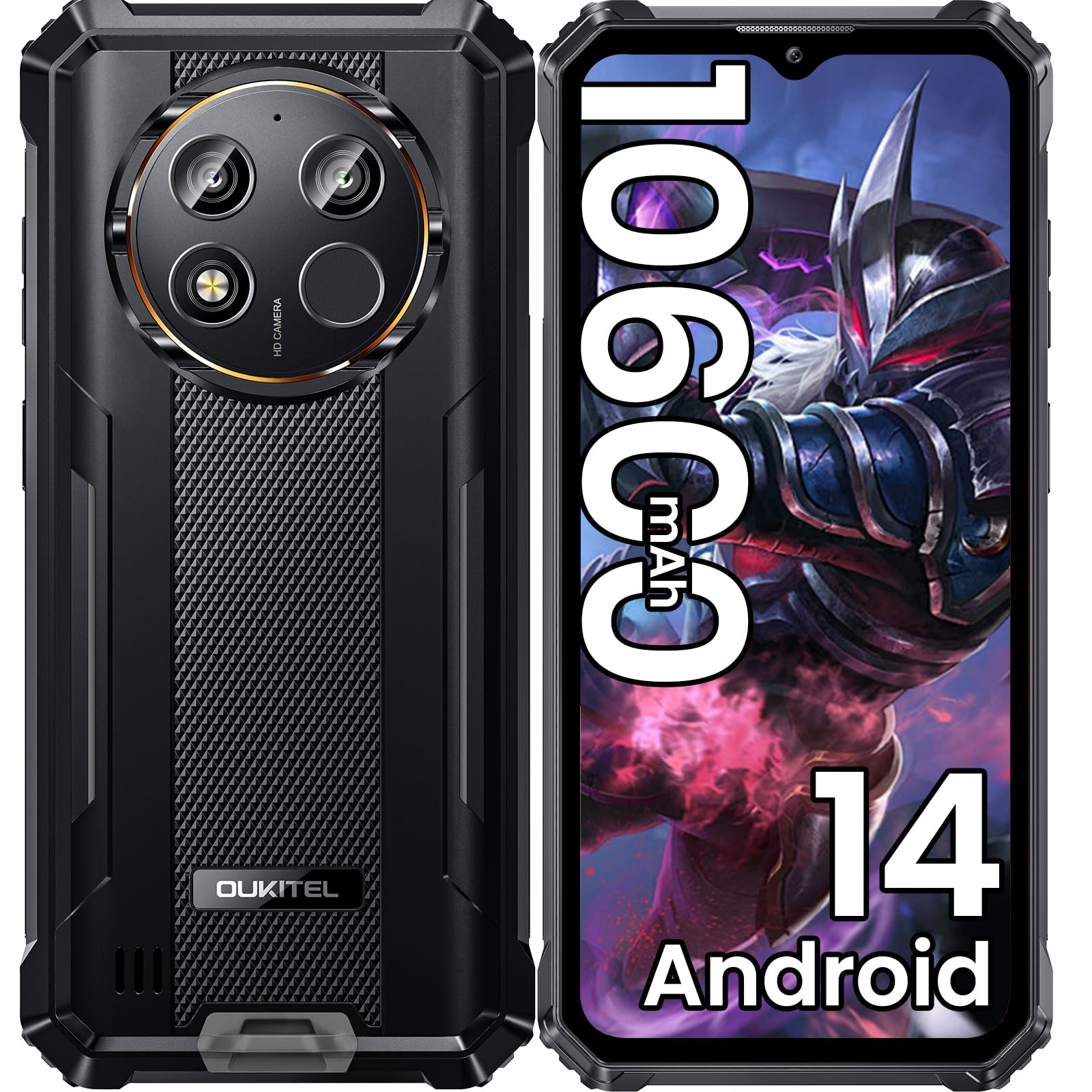 celulares y tabletas - OUKITEL WP28E teléfono resistente de  4GB/64GB, 10 0