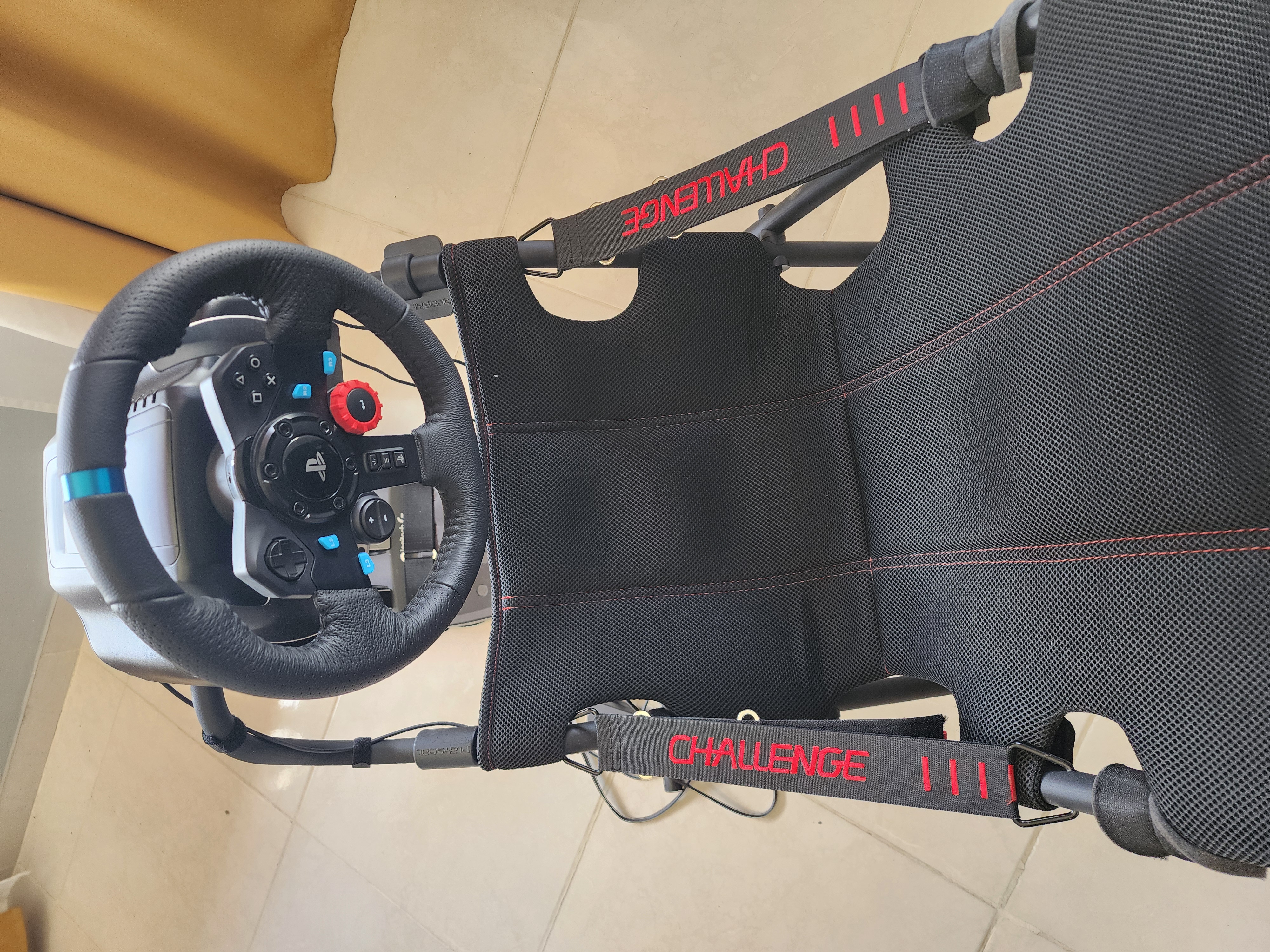 consolas y videojuegos - Volante para Play Station y playseat  2