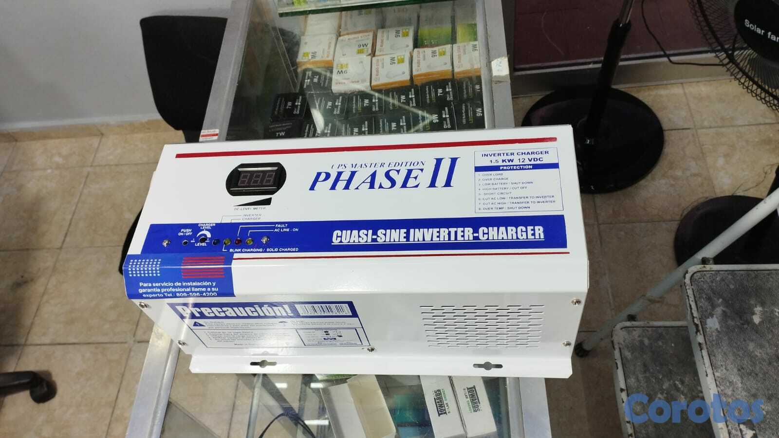 plantas e inversores - Inversores Pahse ll 1.5 KW disponible ✔️