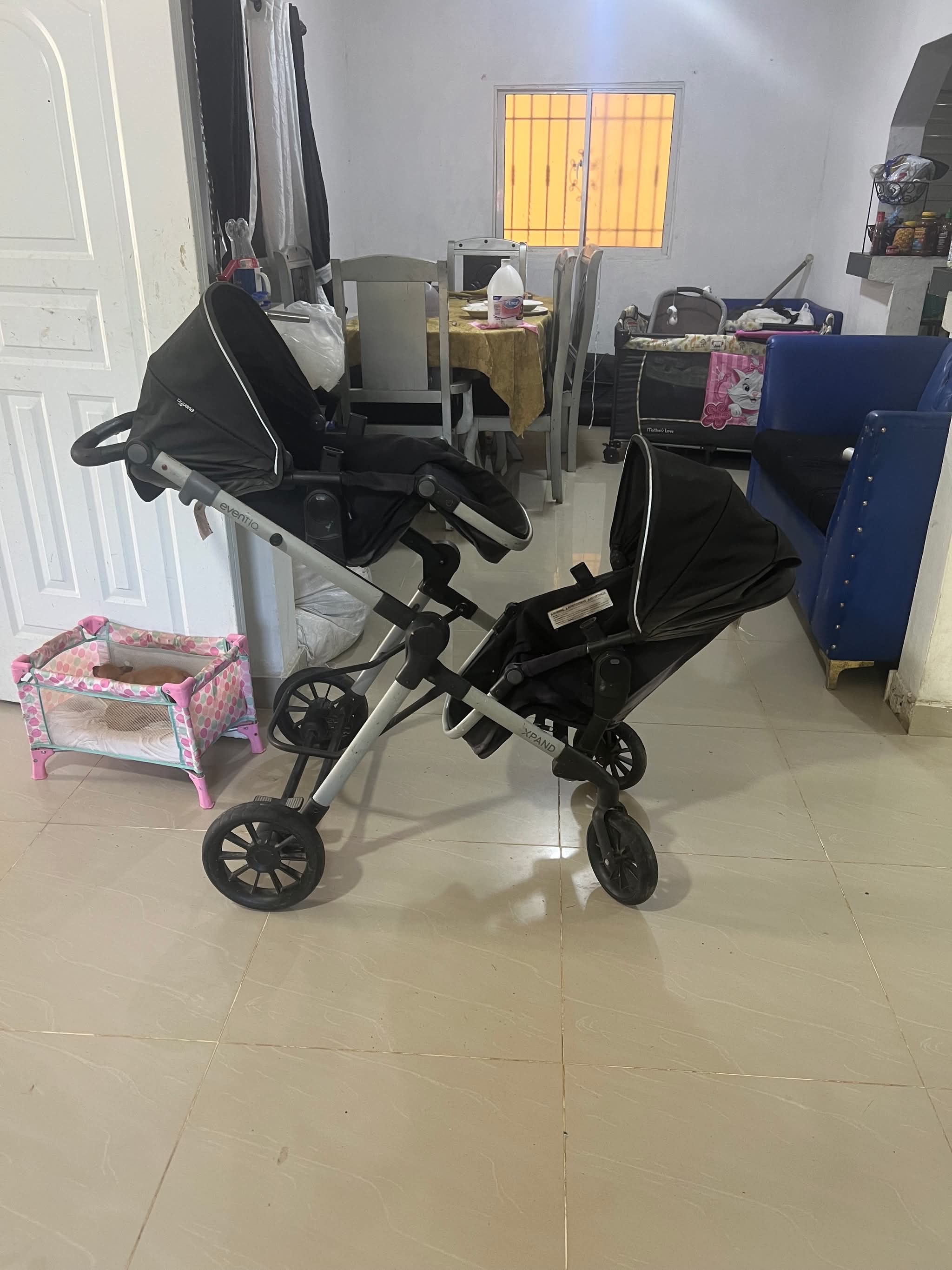 coches y sillas - coche doble para niños 1