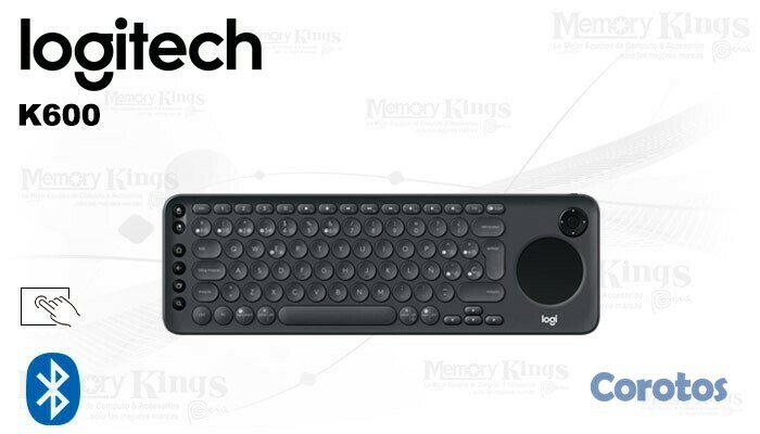 computadoras y laptops - TECLADO LOGITECH K600 PARA SMART TV, CON TOUCHPAD INTEGRADO,VERSION ESPAÑOL